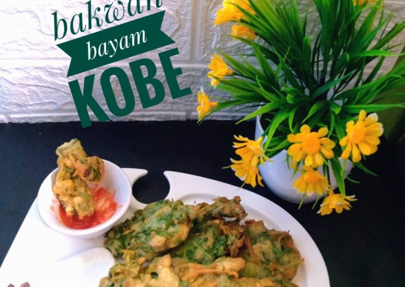 169) bakwan bayam kobe