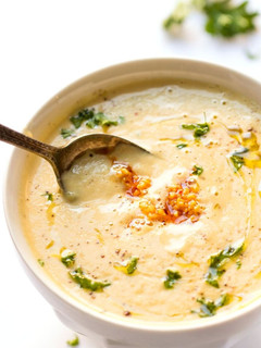 A picture of Thermomix Cauliflower Soup.