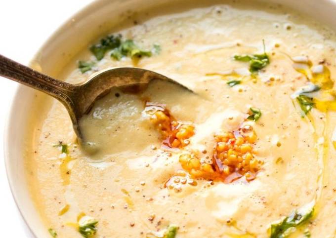 Recipe of Speedy Thermomix Cauliflower Soup