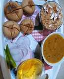 Rajasthani authentic Dal bati churma