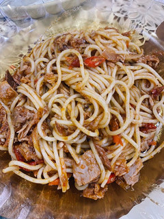 Foto resep Spaghetti Bolognese Pedas Dengan Tuna