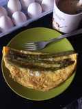 Omellet con Espárragos
