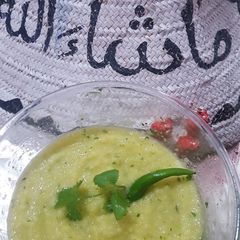 A picture of Raw mango chutney.