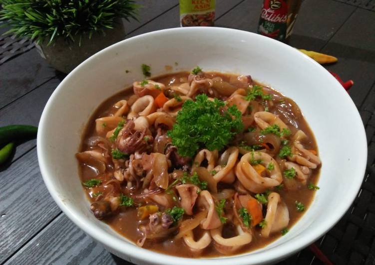 Resep Cumi Saus Mentega, Bikin Ngiler