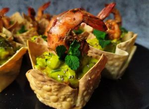 Foto resep Shrimp Cajun Guacamole Canape 🇲🇽