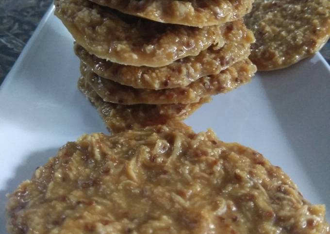 CEMILAN DIET PRAKTIS : Ketogenic Ginger Coconut Cookies