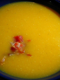 Una foto de Crema de calabaza