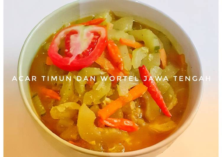 Acar Timun dan Wortel Jawa Tengah