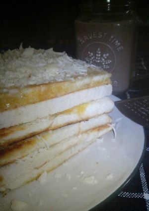 Foto resep Roti bakar teplon simple 🍞