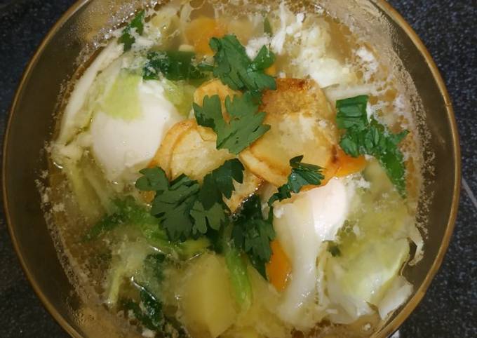 Resep Sop telur sederhana Yang Enak