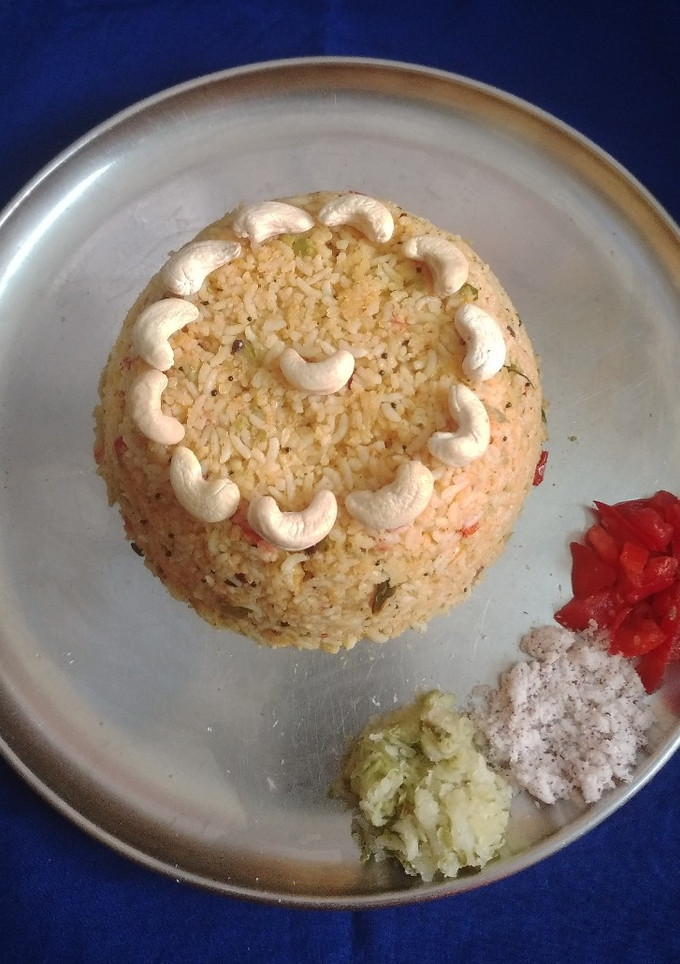 *தக்காளி, தேங்காய், மாங்காய், சாதம்* செய்முறை முக்கிய புகைப்படம்