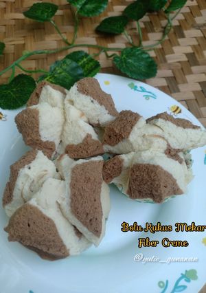 Foto resep Bolu Kukus Mekar Fiber Creme Non Soda rasa Coffee Mocca