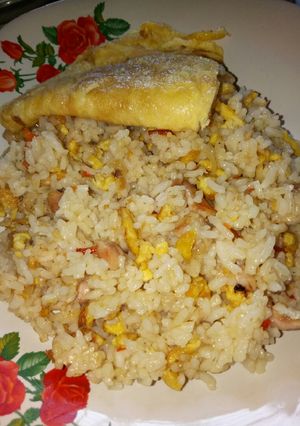 Foto resep Nasi goreng telur dadar