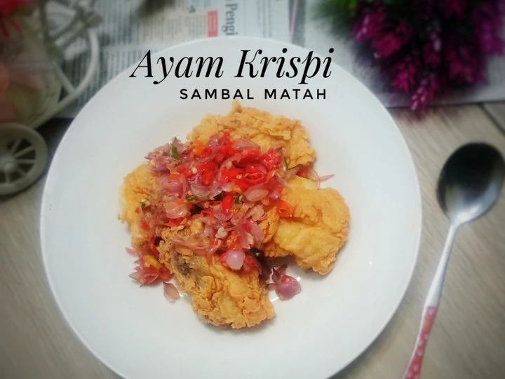 Cara Gampang Menyiapkan Resep Ayam krispi sambal Matah yang Menggugah Selera Anti Ribet, Lezat Sekali
