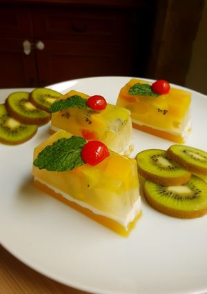 Foto resep Puding Buah #KamisManis #BikinRamadanBerkesan