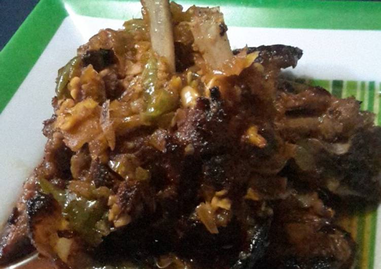 Resep Iga Kambing Saos Mercon oleh Fifi Indriani - Cookpad