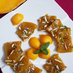 A picture of Mango Fudge(Burfi).