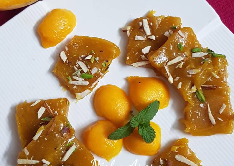 Recipe of Favorite Mango Fudge(Burfi)