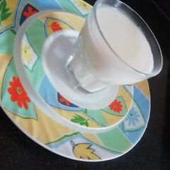 A picture of Isabgol Milk(Laxative milk).