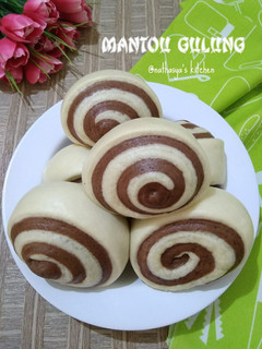 Foto resep Mantou Gulung (Steamed Chinese Bun)