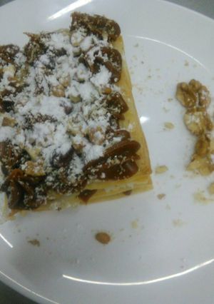 Una foto de Hojaldre francés. MIL HOJAS DE DULCE DE LECHE