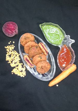 मसूर दाल कटलेट (Masoor Dal Cutlet recipe in Hindi) रेसिपी मुख्य फोटो