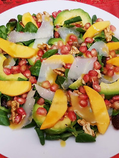 Una foto de Ensalada de canónigos muy apetitosa