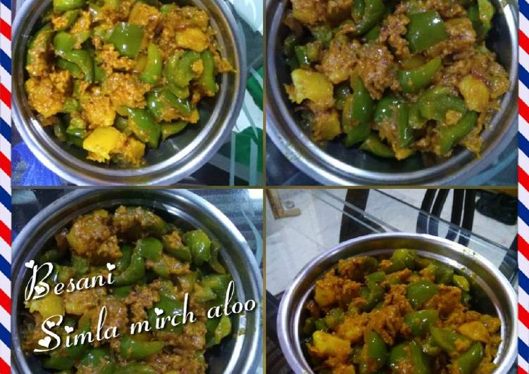 How to Prepare Favorite Besani Shimla Mirch Alu