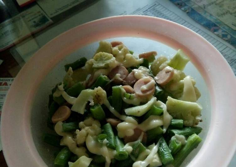Resep masakan Salad rebus mayones | Langkah Membuat Salad rebus mayones Yang Lezat Sekali