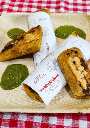 A picture of Veg Meyo Kathi Roll.