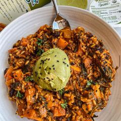 A picture of Spicy Bean and Rice.