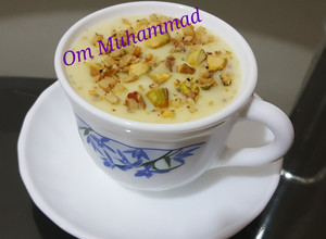 صورة لوصفة مشروب الكاسترد بالسحلب الساخن ☕☕👌👍
