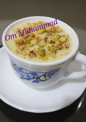 صورة لوصفة مشروب الكاسترد بالسحلب الساخن ☕☕👌👍
