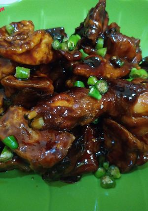 Foto resep Ayam tahu saos tiram