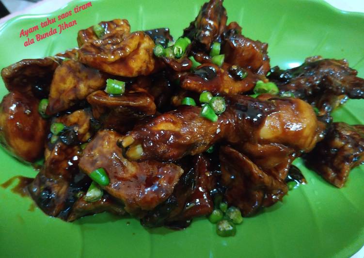 Ayam tahu saos tiram