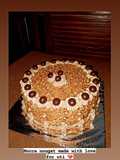 Mocca nougat cake