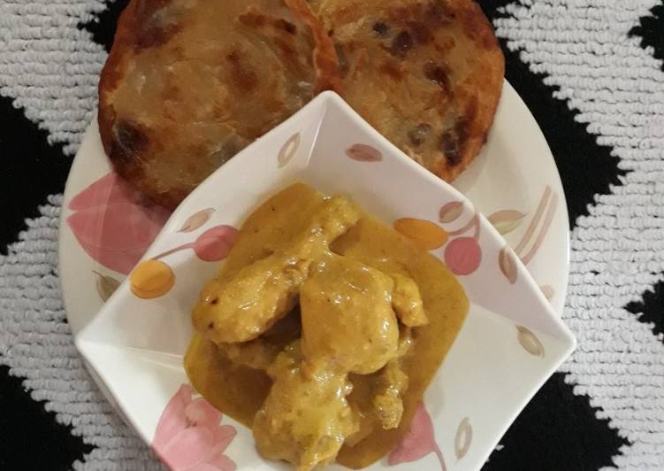 Ayam Kare Roti Maryam/Cane