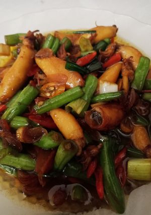 Foto resep Cumi buncis kecap pedas