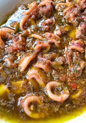 Foto resep Cumi cabe hijau
