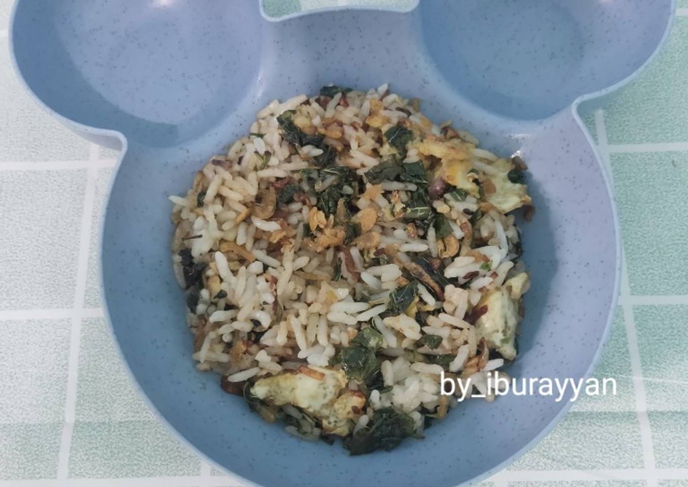 MPASI 1+ Nasi Goreng Bayam Teri
