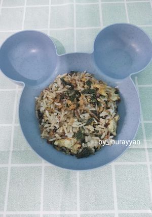 Foto resep MPASI 1+ Nasi Goreng Bayam Teri