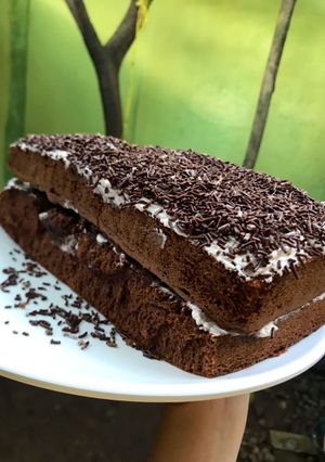 Foto resep Bolu coklat rumahan #dirumahaja