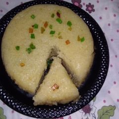 Banana suji cake A picture of Banana suji cake.