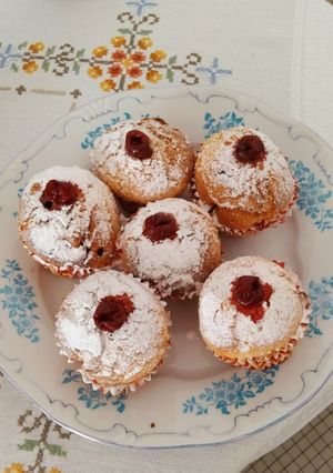 Meggyes muffin, air fryerbe sütve. #gluténmentes #tejmentes recept fotója