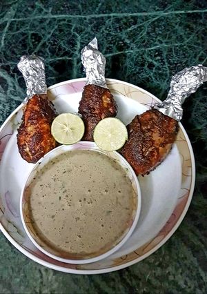 A picture of Chicken lollipop.