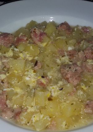 Una foto de Revuelto de Chorizo