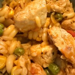 A picture of Creamy Chicken Orzo.