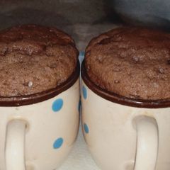 A picture of Easy brownie in a cup or mug.