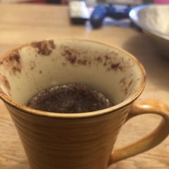 Easy five min choc mug cake 🍰 A picture of Easy five min choc mug cake 🍰.