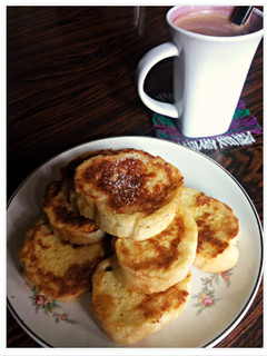 Una foto de Tostadas francesas o torrejas con pan baguette/flauta